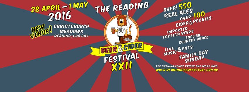 Reading Beer & Cider Festival 2016 info